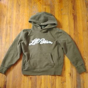 L.L. Bean Forest Green Pullover Hoodie